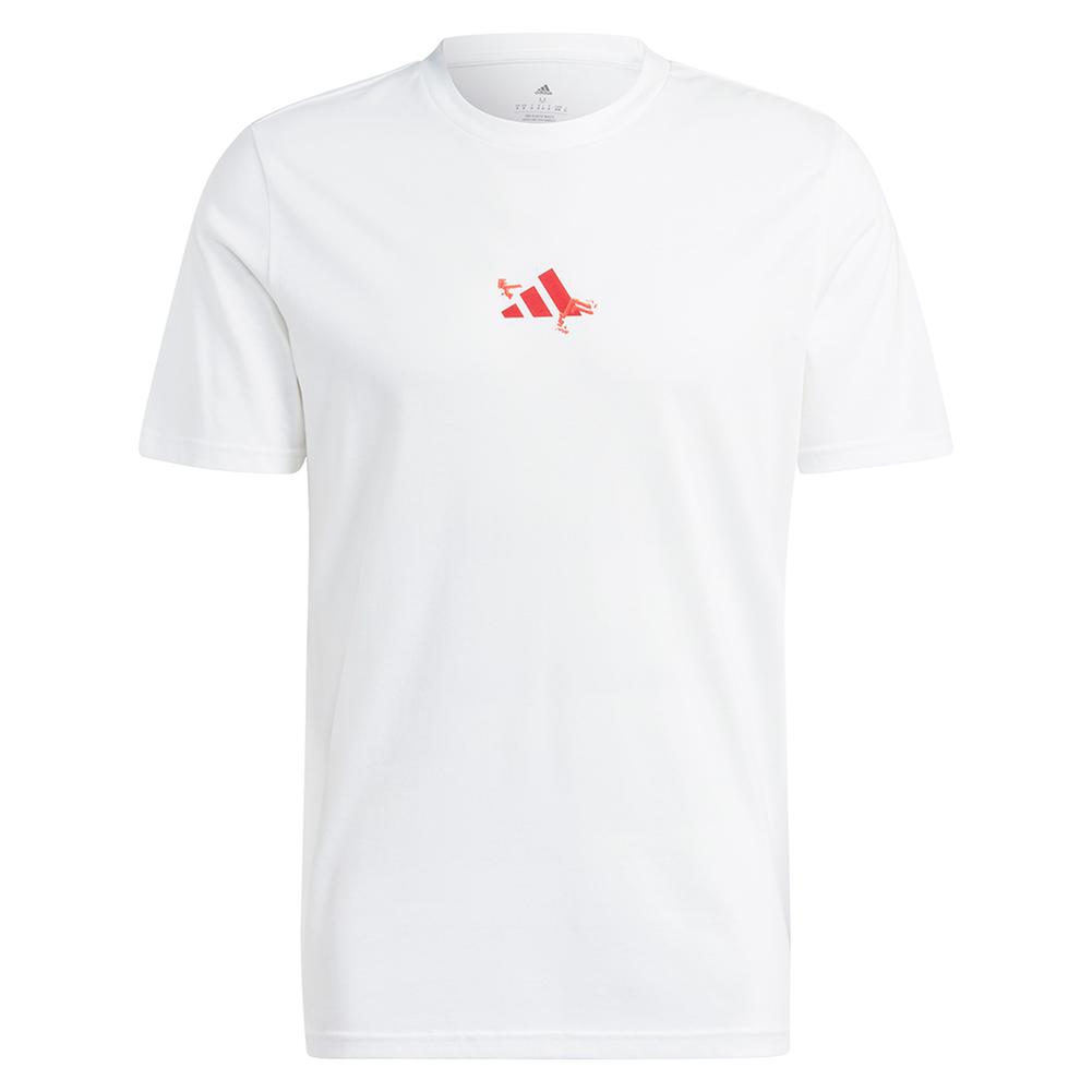adidas Men`s Paris Graphic Tennis T-Shirt White