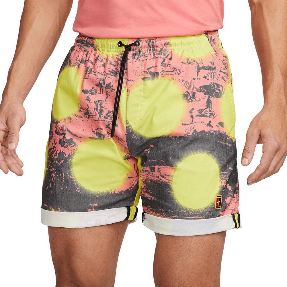 Nike Mens 6 Inch Dri-Fit Heritage Print Tennis Shorts