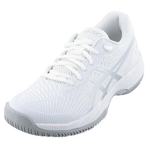 Women`s GEL-Game 9 Tennis Shoes White and Pure Silver