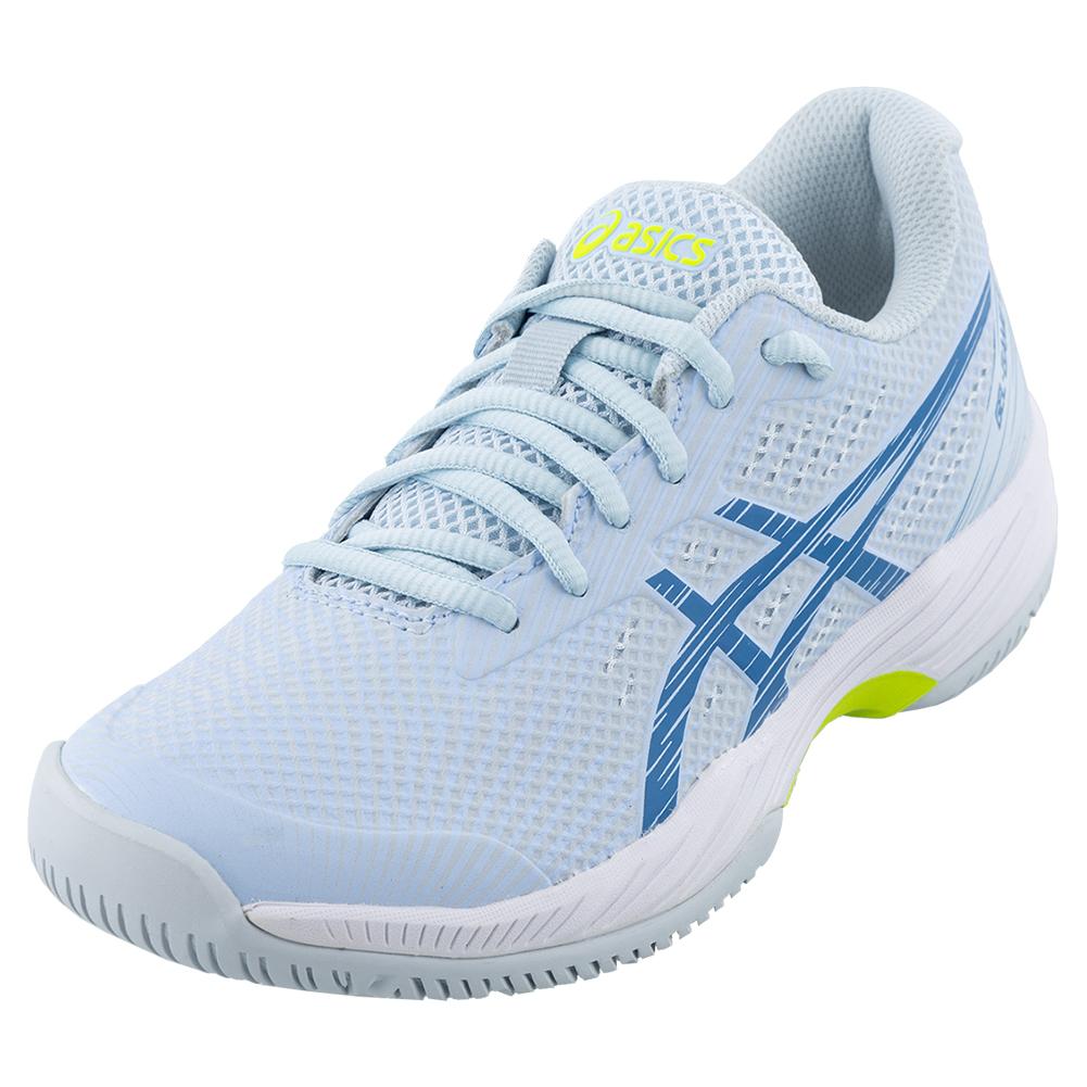 ASICS Women`s GEL-Game 9 Tennis Shoes Sky and Reborn Blue