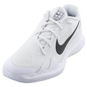 Junior`s Vapor Pro Tennis Shoes White and Black