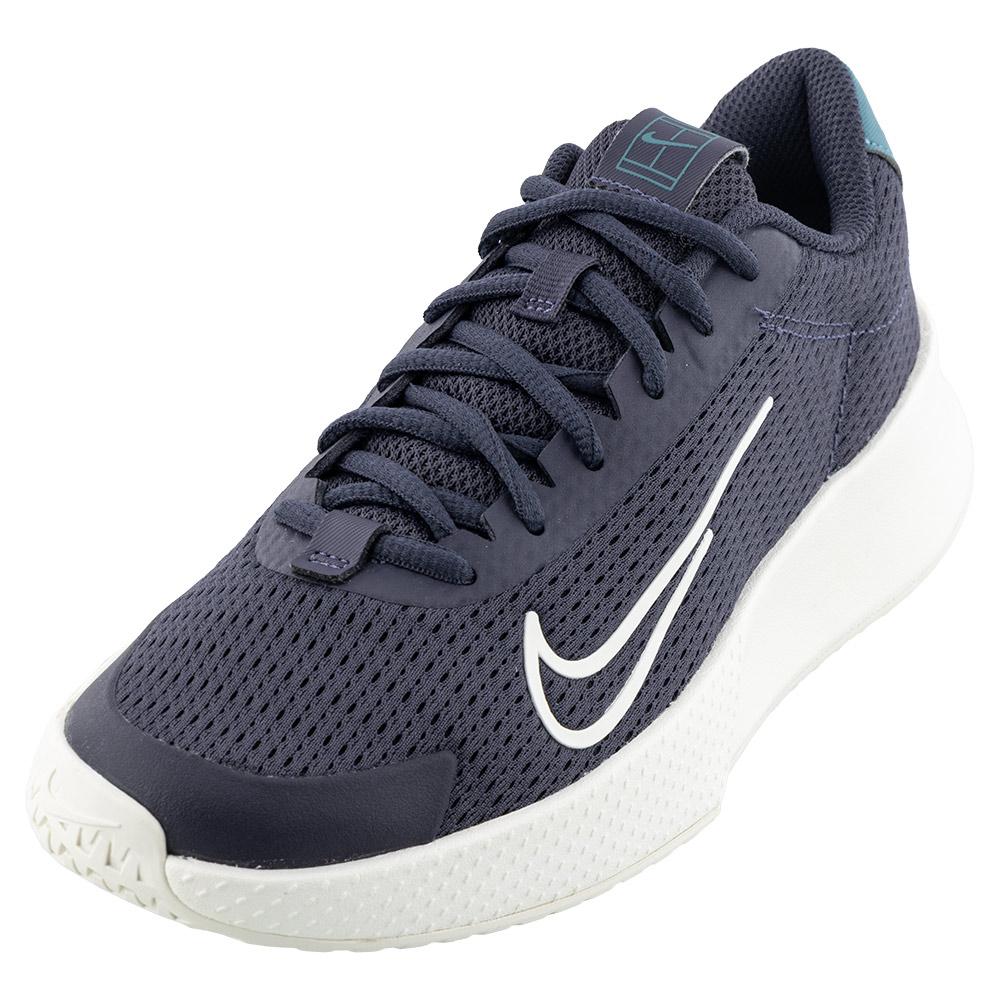 NikeCourt Junior`s Vapor Lite 2 Tennis Shoes Gridiron and Sail
