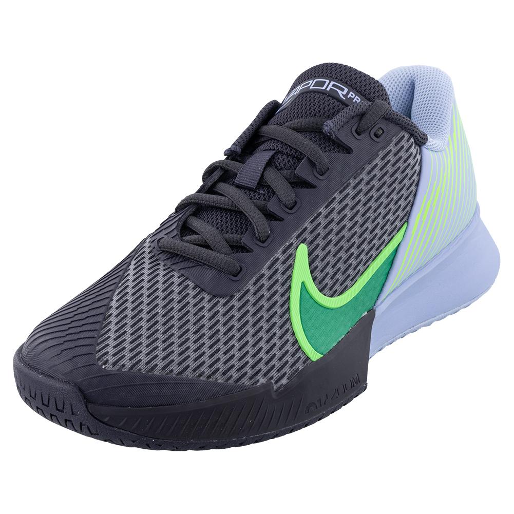 NikeCourt Men`s Air Zoom Vapor Pro 2 Tennis Shoes Gridiron and Cobalt Bliss