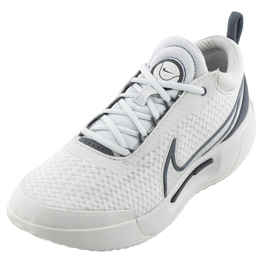 NikeCourt Women`s Zoom Pro Tennis Shoes Phantom and Iron Grey
