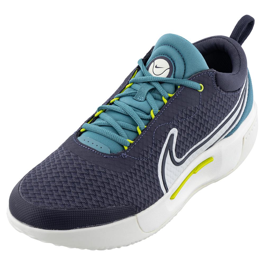 NikeCourt Men`s Zoom Pro Tennis Shoes Gridiron and Mineral Teal