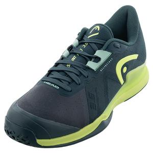 Men`s Sprint Pro 3.5 Tennis Shoes Forest Green and Light Green