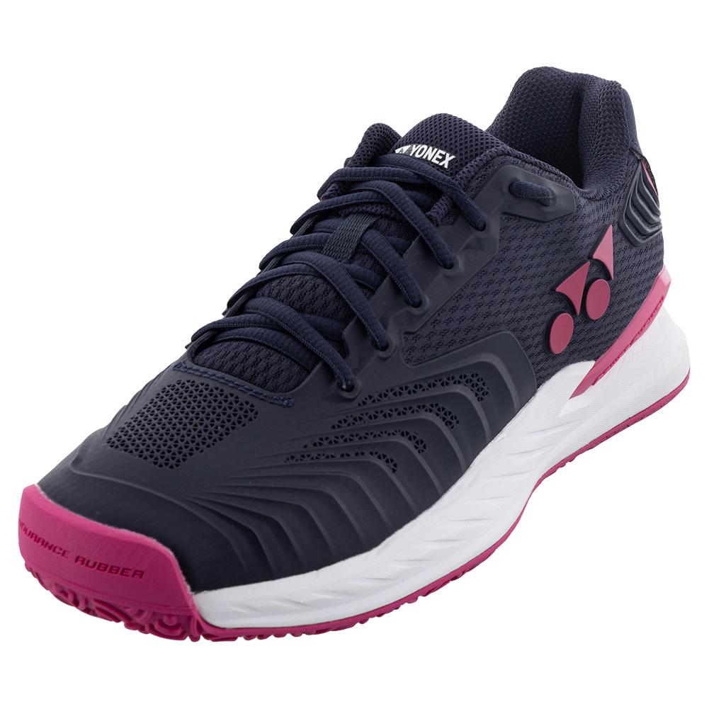 Yonex Women`s Eclipsion 4 Tennis Shoes Navy and Pink