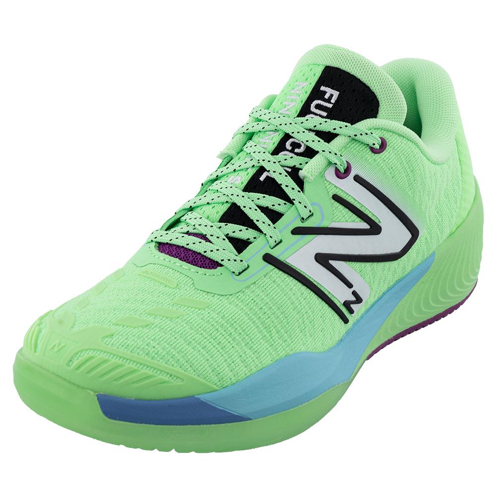 New Balance Women`s Fuel Cell 996v5 B Width Tennis Shoes Electric Jade and  Black