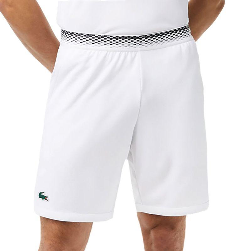 Lacoste Men`s Daniil Medvedev Tennis Shorts White