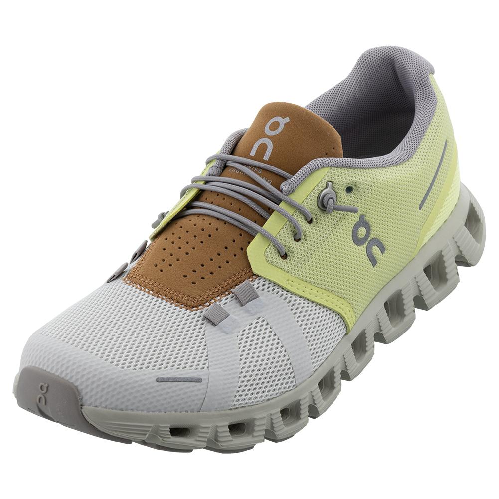 On Women`s Cloud 5 Running Shoes Hay and Ice