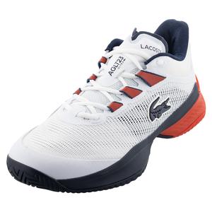 Men`s AG-LT23 Ultra Tennis Shoes White and Red