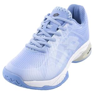 Women`s Mirage 300 3rd Speed Tennis Shoes Chambray Blue and All White