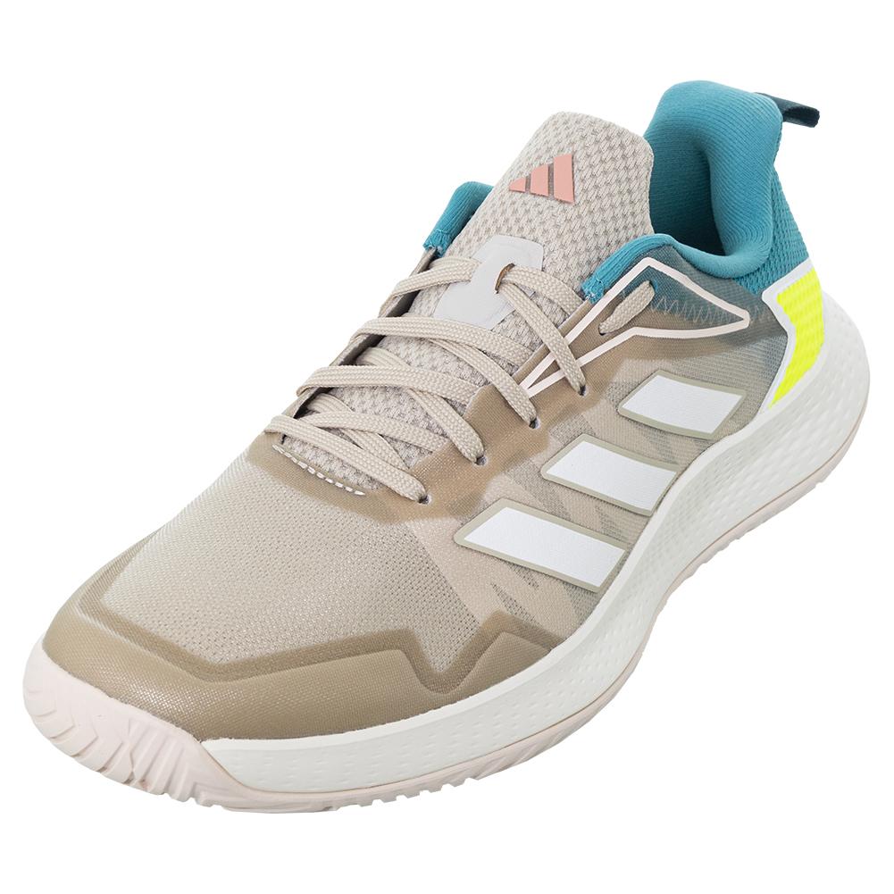 adidas Women`s Defiant Speed Tennis Shoes Wonder Beige and White