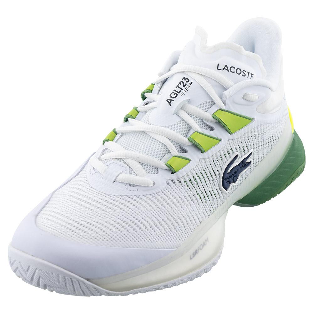 Lacoste Women`s AG-LT23 Ultra Tennis Shoes White and Green