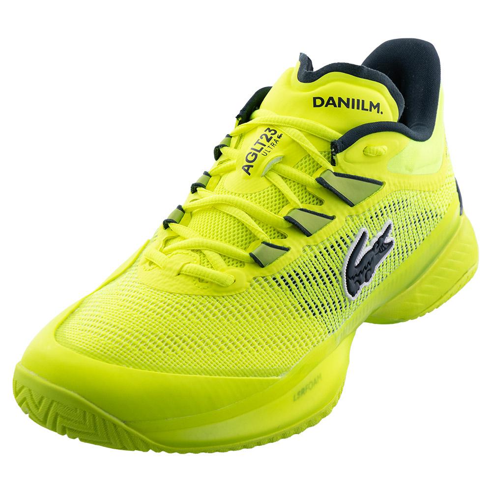 Lacoste Men`s Medvedev AG-LT23 Ultra Tennis Shoes Yellow
