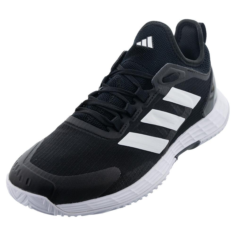 adidas Men`s Adizero Ubersonic 4.1 Tennis Shoes Black and White