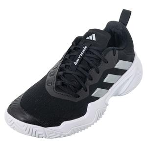 Women`s Barricade Tennis Shoes Black and Silver Metallic