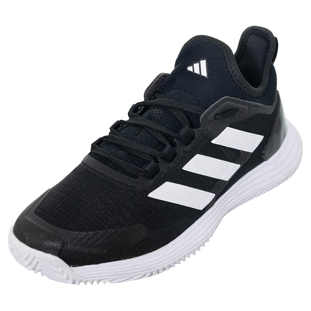 adidas Men`s Adizero Ubersonic 4.1 Clay Tennis Shoes Black and White