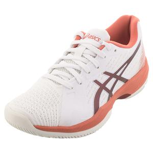 Women`s Solution Swift FF Tennis Shoes White and Antique Red