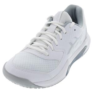 Women`s Gel-Dedicate 8 Tennis Shoes White and Pure Silver