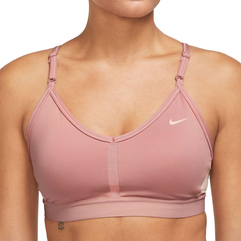 Nike Women`s Indy Light-Support Padded V-Neck Sports Bra