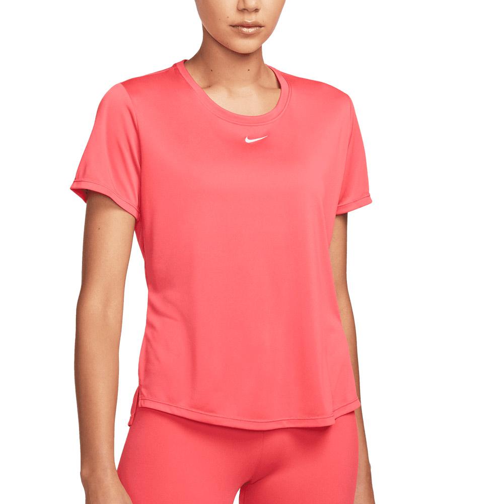 Nike Women`s Dri-Fit One Standard Fit Short Sleeve Tennis Top