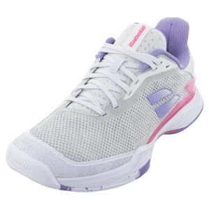 Women`s Jet Tere All Court Tennis Shoes White and Lavender