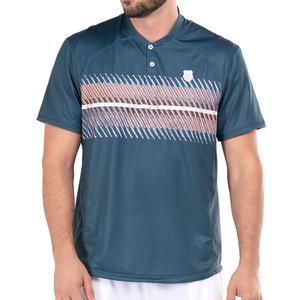 Men`s Polaris Henley Short Sleeve Tennis Polo