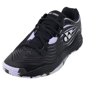 Men`s FUSIONREV 5 Tennis Shoes Black and Purple