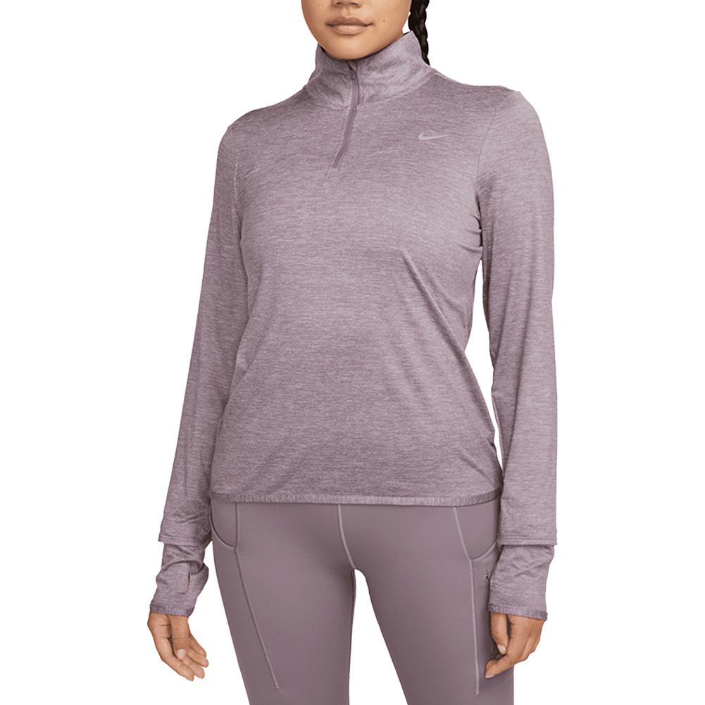 Nike Women`s Dri-Fit Swift Element UV 1/4 Zip Running Top
