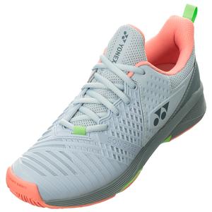 Women`s Sonicage 3 Tennis Shoes Grayish Blue and Pink