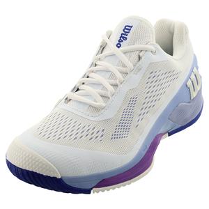 Women`s Rush Pro 4.0 Tennis Shoes White and Eventides
