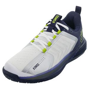 Men`s Ultrashot 3 Tennis Shoes White and Peacoat