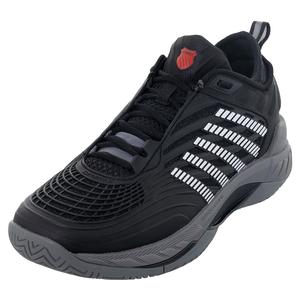 Men`s Hypercourt Supreme 2 Tennis Shoes Black and Steel Gray