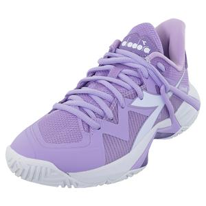 Women`s B.Icon 2 AG Tennis Shoes Orchid Bloom and White