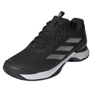 Women`s Avacourt 2 Tennis Shoes Black and Silver Metallic
