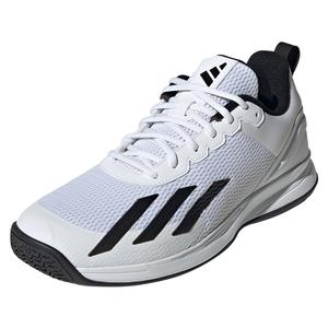 Men`s Courtflash Speed Tennis Shoes White and Black