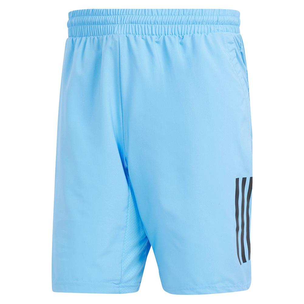 adidas Men`s 3 Stripe Club 7 Inch Tennis Short Blue Burst