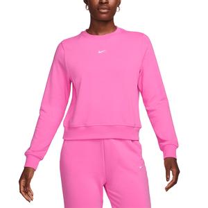 Women`s Dri-Fit One Crew-Neck French Terry Sweatshirt