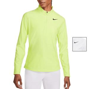 Women`s Dri-Fit Advantage Longsleeve 1/4 Zip Tennis Top