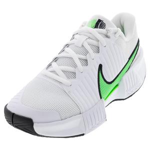 Men`s GP Challenge Pro Tennis Shoes White and Poison Green