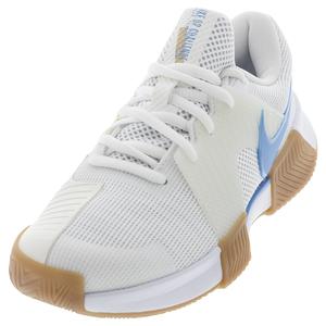 Women`s Zoom GP Challenge 1 Tennis Shoes White and Light Blue