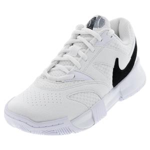 Women`s Court Lite 4 Tennis Shoes White and Black