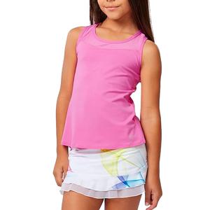 Girl`s Racerback Tennis Tank Super Pink