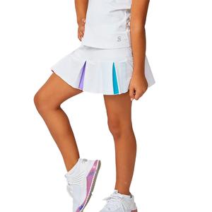 Girl`s Tennis Skort White