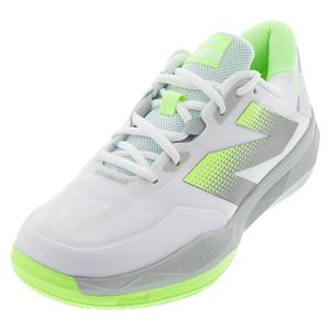 Women`s FuelCell 796v4 B Width Tennis Shoes White and Bleached Lime