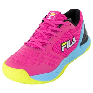 Women`s Axilus 3 Tennis Shoes Pink Glo and Bluefish
