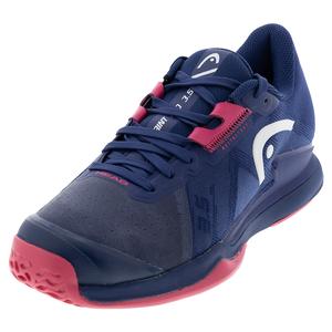 Women`s Sprint Pro 3.5 Tennis Shoes Dark Blue and Azalea