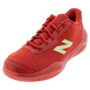 Juniors` 996v5 Tennis Shoes True Red