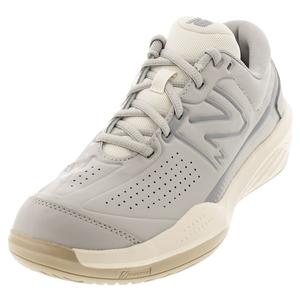 Women`s 696v5 D Width Tennis Shoes Gray and White